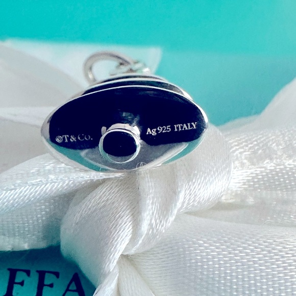 New - never worn Tiffany & Co NEW Christmas Tree Charm SS Blue Enamel - Picture 6 of 8